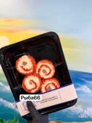 Рулетики из форели с  сыром и креветкой ЦЕНА за шт 280г